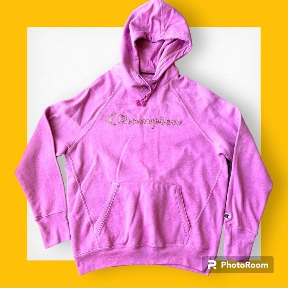 Champion authentic athletic wear large pink hoodie